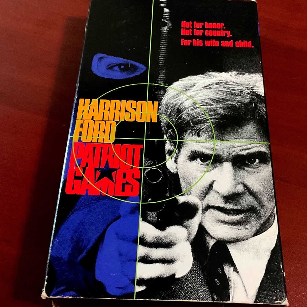 Patriot Games VHS movie with Harrison Ford